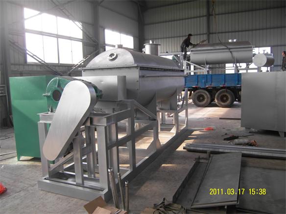 高粘度污泥桨叶干燥机 高效节能的污泥处理解决方案